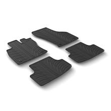 Tapis de sol Lampa en caoutchouc sur mesure, compatibles pour Seat Leon 5p (01/13>05/20) pas de 4x4, pas de boîte manuelle - Seat Leon SC (06/13>09/18) pas de 4x4, pas de boîte manuelle - Seat Leon ST (01/14>05/20) pas de 4x4, pas de boîte 