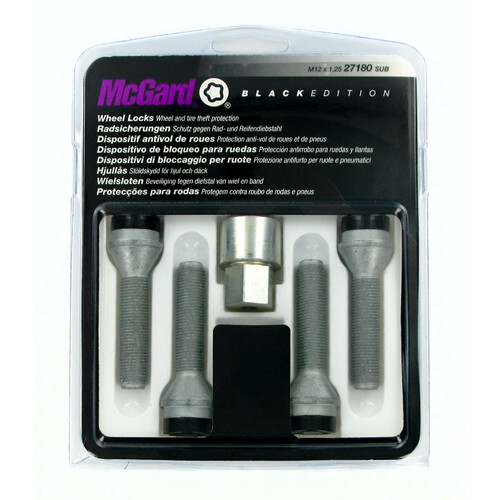 Konische Schrauben, Kit 4 St. - Black-Edition - A080