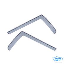Juego de deflectores de aire delanteros insertables, tipo largo - compatible con Fiat Ducato (07/06>04/20)