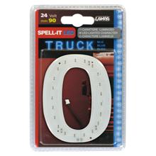 Lepidlo číslo Světlo LED Světlo Led, 90 mm, 24V - Modrá - 0