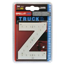 Klebebuchstabe Lampa LED Lampa Led, 90 mm, 24V - Blau - Z