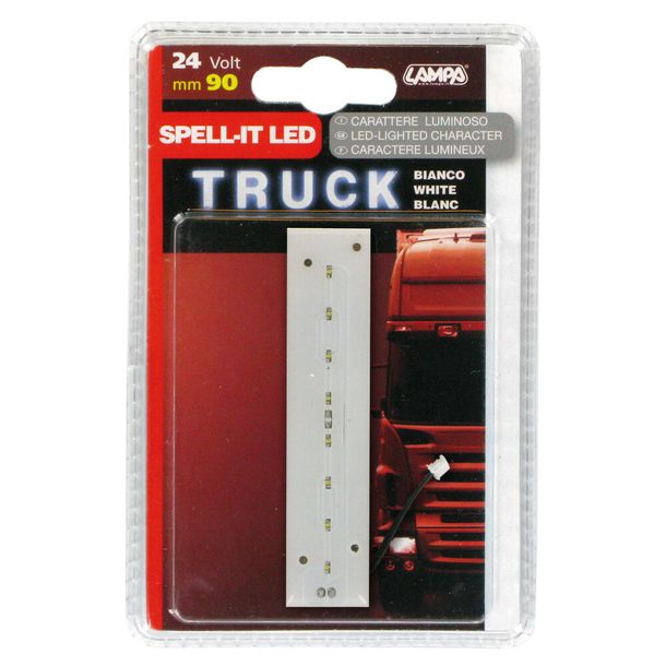 Adhesive Letter Lampa LED Lampa Led, 90 mm, 24V - White - I