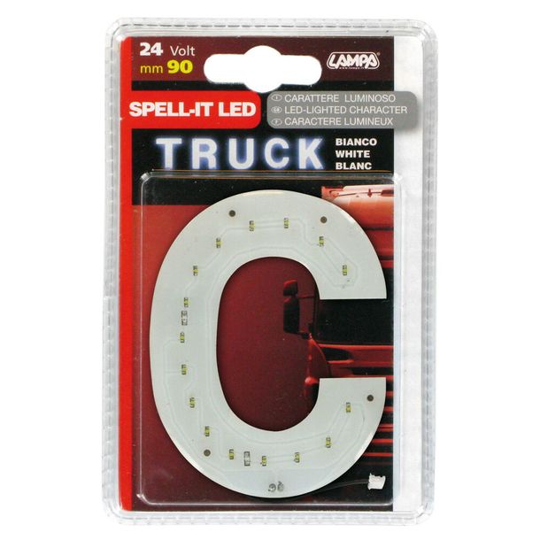 Adhesive Letter Lampa LED Lampa Led, 90 mm, 24V - White - C