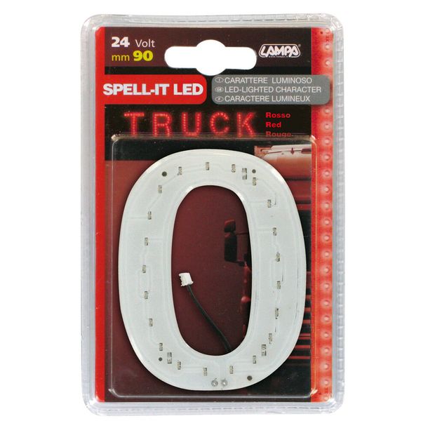Numéro d'article Lampe LED Lampe Led, 90 mm, 24V - Rouge - 0