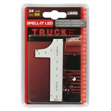 Codice adesivo Lampa LED Lampa Led, 90 mm, 24V - Rosso - 1