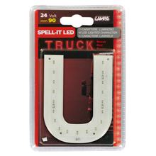 Adhésif Lampa LED Lampa Led, 90 mm, 24V - Rouge - U