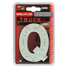 Adhésif Lettre Lampa LED Lampa Led, 90 mm, 24V - Rouge - Q