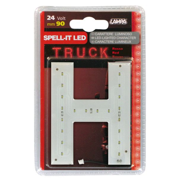Adhésif Lampa LED Lampa Led, 90 mm, 24V - Rouge - H