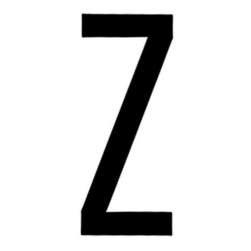 Adhesive Letter Lampa alphanumeric 80x35 mm - Z