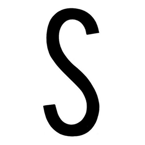 Adhesive Letter Lampa alphanumeric 80x35 mm - S
