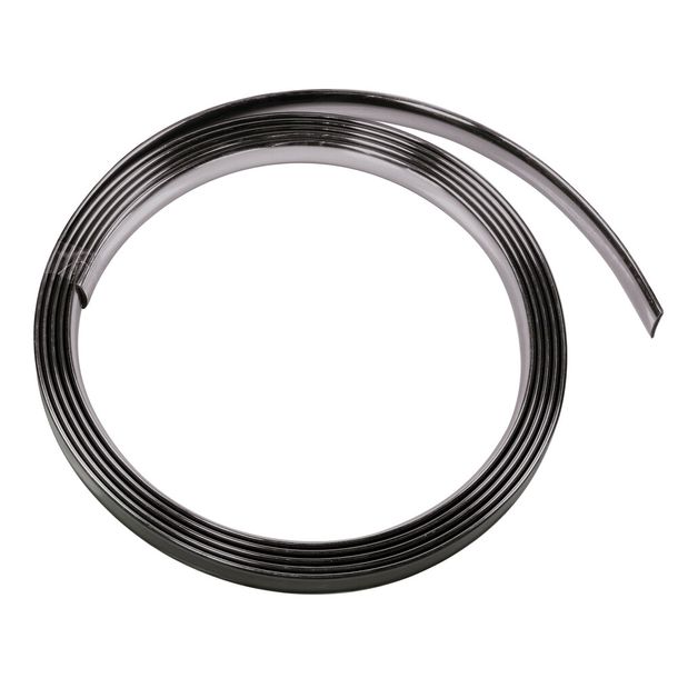 Profilo adesivo cromato nero - 25 m - 39 mm