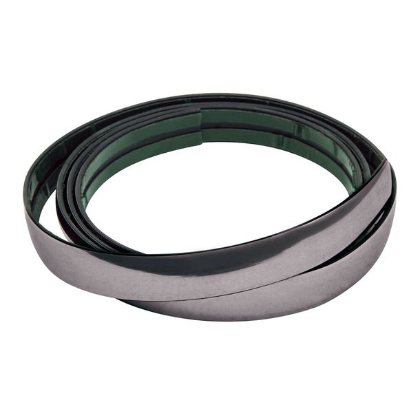 Chrome Adhesive Profile Black - 25 m - 9 mm