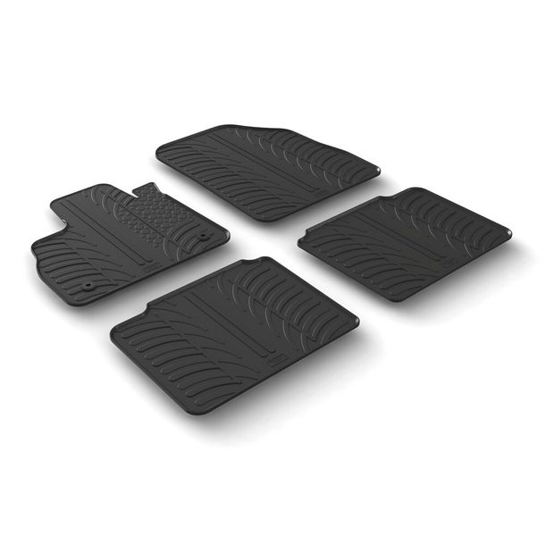 Lampa Custom-Fit Rubber Floor Mats compatible with Renault Espace (05/15>)