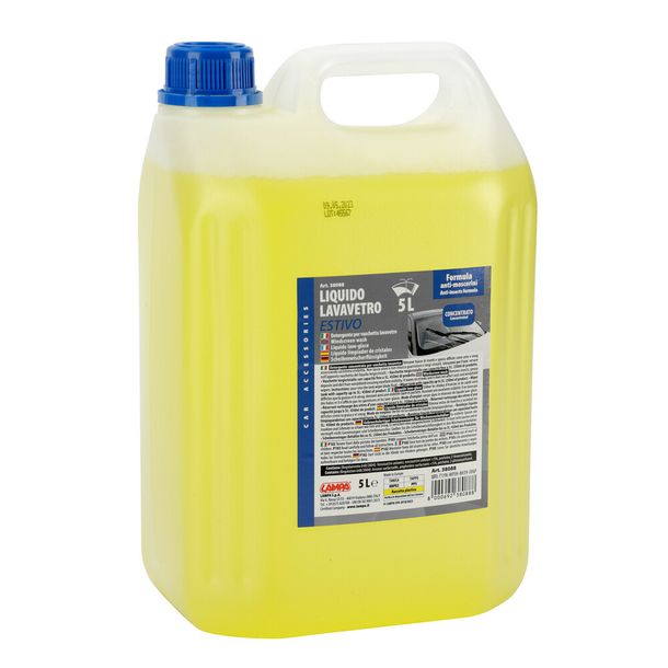 Liquido lavavetri Lampa 38088 Estate Auto Acqua tergicristalli Detergente per vetri pronto all'uso 5000ml
