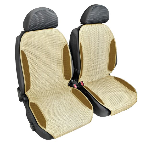 Sporting Fresh, Paar Rugleuningen van Natuurvezel - Beige