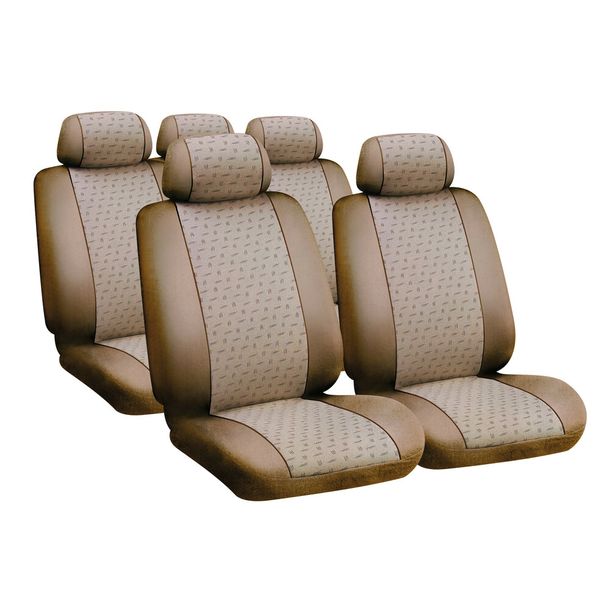 Glamur, Set coordinated covers from Jacquard - Beige