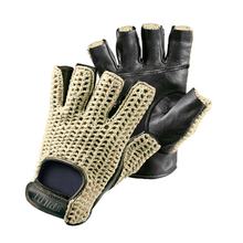 Pilot-1, Fahrhandschuhe halber Finger - XL - Schwarz
