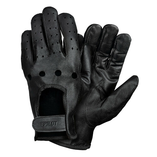 Pilot-3, Fahrhandschuhe - XL - Schwarz