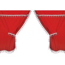 Cortinas Lampa de Microfibra para Camiones - Rojo