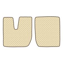 Lampa Mat, pair made of Skeentex - Cream - compatible with Iveco Stralis (08/06>12/12) automatic, manual, wide cab, sliding fridge - Iveco Stralis Hi-Way (07/12>08/16) automatic, manual, wide cab, sliding fridge - Iveco Stralis (08/02>0