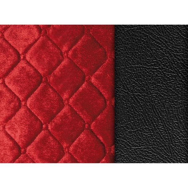 Seat Cover Lampa Seat Cover made of Skeentex and Polyester - Black/Red