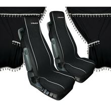 Rideaux Lampa Set en Microfibre pour Camions - Noir