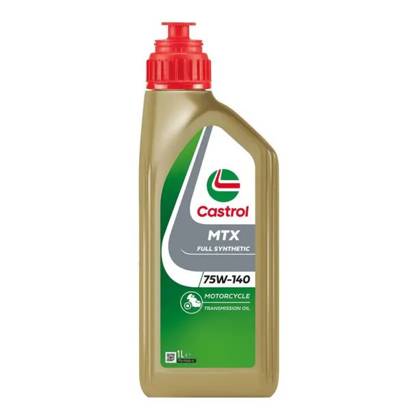 Castrol Aceite para Caja de Cambios MTX 75W-140 totalmente sintético 1L para Motocicletas
