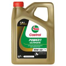 Castrol Olio Motore POWER1 ULTIMATE 10W-40 completamente sintetico 4 tempi 4L per moto