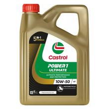 Castrol Motor Oil POWER1 ULTIMATE 10W-50 HC-Synthesis 4-Stroke 4L for Motorcycles