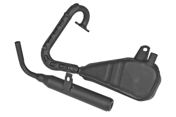 Auspuffanlage MXT Standard Auspuff, schwarz für Yamaha PW 50ccm