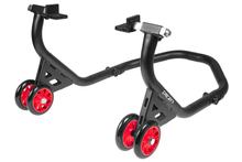 Motorradständer / Hinterradständer / Montageständer Parzini Strada Pro L-Form V2, schwarz