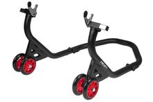 Support de moto / béquille arrière / béquille de réparation Parzini Strada Pro V2, noir