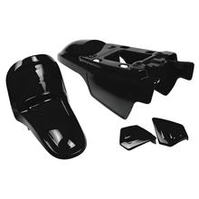 Bekledingsset 4-delig MXT Bekleding, zwart voor Yamaha PW 50ccm