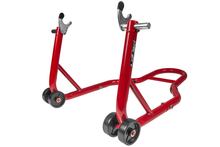 Motorradständer / Montageständer Parzini Strada hinten / Hinterrad mit V-Aufnahme, rot