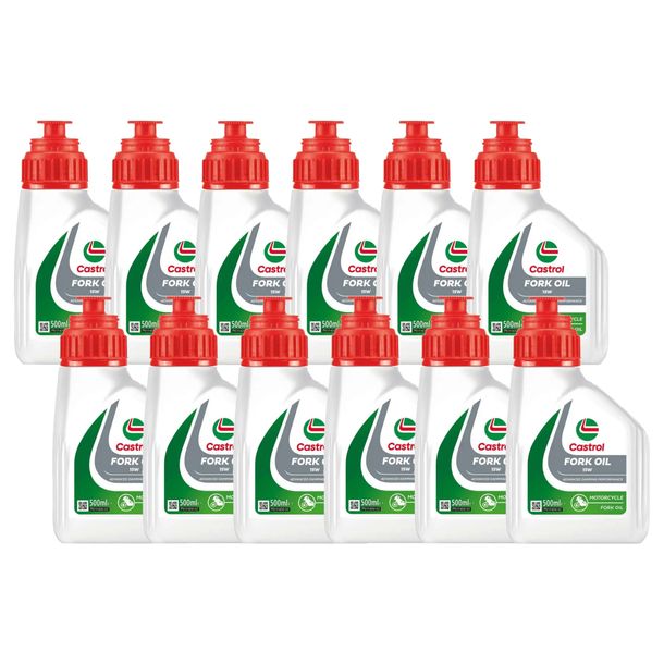 12x Castrol Fork Oil 15W 500ml