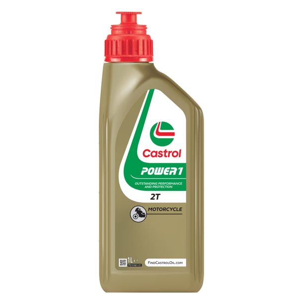 12x Castrol Motoröl POWER1 2-Takt teilsynthetisch 1L für Motorräder Motorroller – Bild 2
