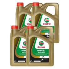 4x Castrol Motor Oil POWER1 ULTIMATE 2-Stroke semi-synthetic 4L for Motorcycles