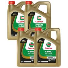 4x Castrol Motor Oil POWER1 ULTIMATE 10W-40 fully synthetic 4-stroke 4L for motorcycles