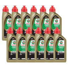 12x Olio Motore Castrol POWER1 ULTIMATE 10W-50 HC-Sintetico 4-Tempi 1L per Motociclette