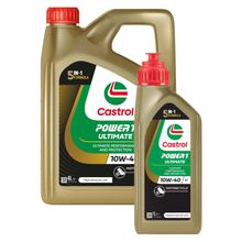 Castrol Olio Motore POWER1 ULTIMATE 10W-40 completamente sintetico 4-Tempi 5L per Motociclette