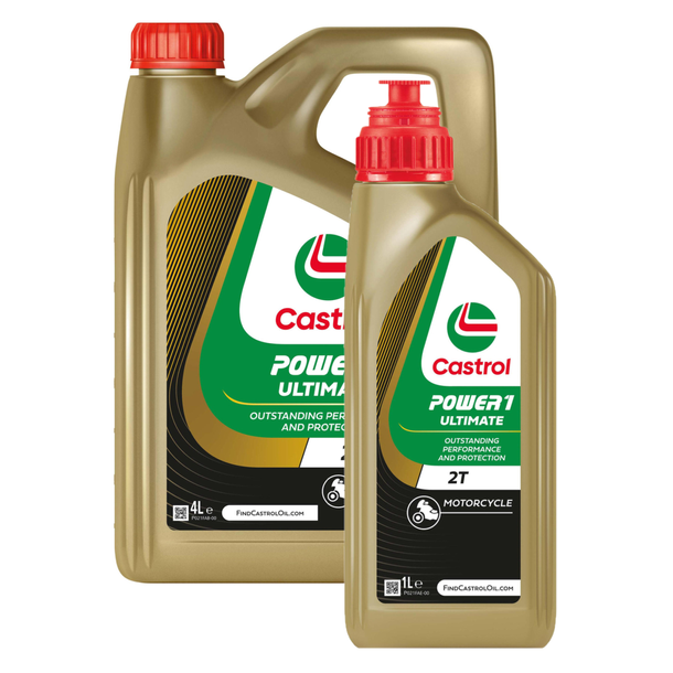 Bundle] Castrol Motor Oil Power1 Ultimate 2-Stroke 5L Heavy