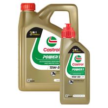 Castrol Olio Motore POWER1 15W-50 HC-Sintesi 4-Tempi 5L per Motociclette