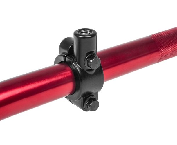 Support de miroir Parzini M10 pour guidon de 22,2 mm – aluminium noir, 2 pièces