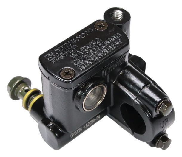 cilindro de freno delantero Supertec negro para GY6