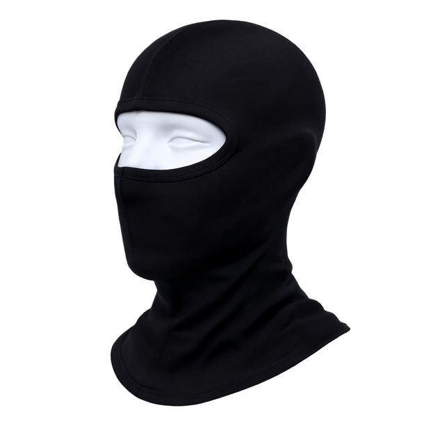 Storm Mask ROAD-STAR Face Mask Single Eye / Double Eye, Black 100% Cotton Motorcycle Scooter Moped