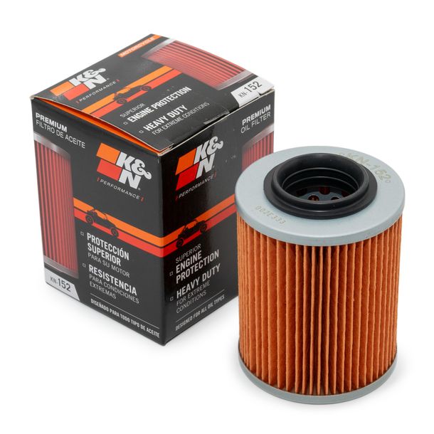 Filtre à huile K & N pour Aprilia RSV Mille, Bombardier - Can-Am Outlander/Max EFI XT Tuono R DS Baja X RST Futura Ryker SL Falco 330/400/450/500/520