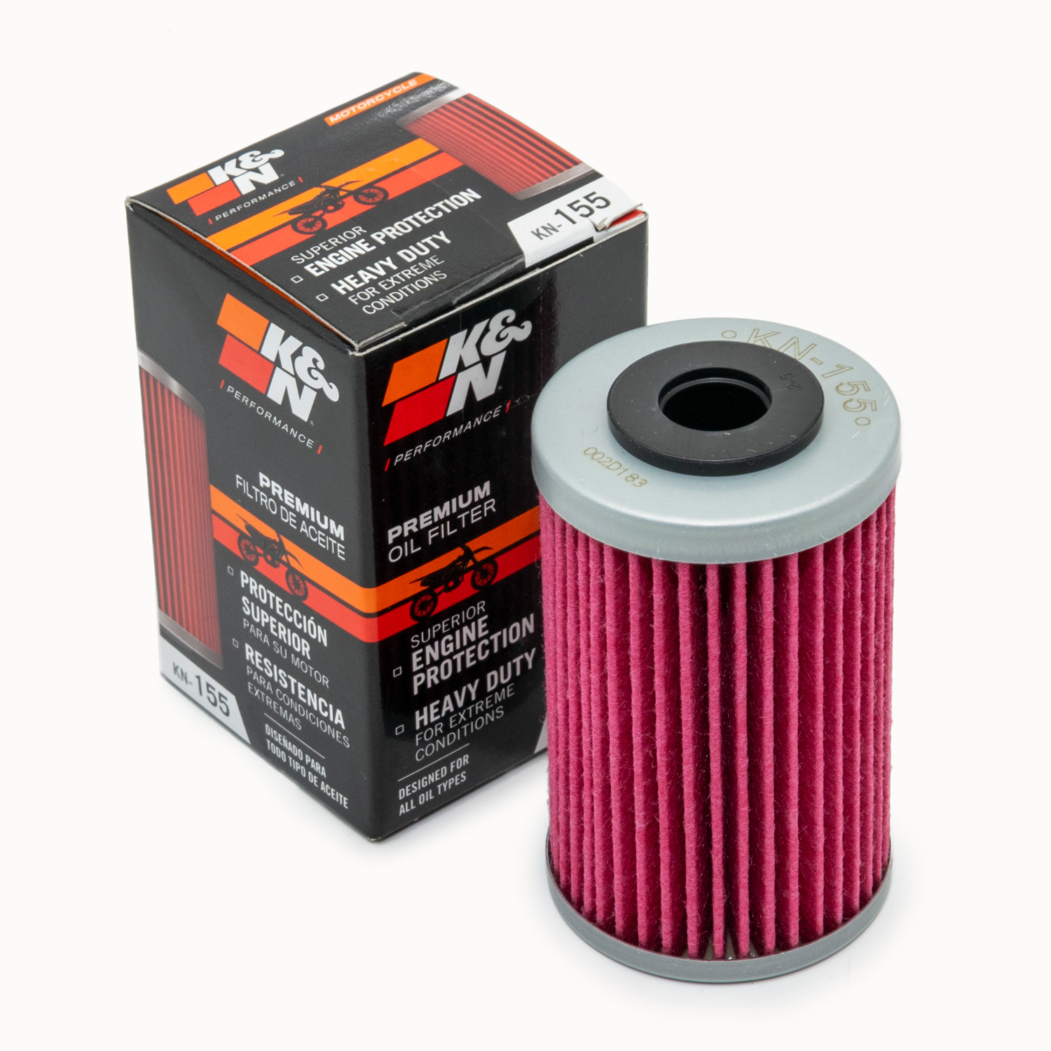 K & N oil filter for KTM Duke LC4 Adventure R SMC ABS 125/200/250