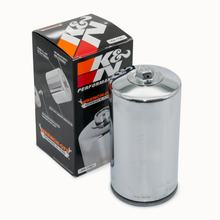 Filtre à huile optique chromé K & N pour Harley Davidson FXDS-ÇON Dyna Glide Convertible FXDL Low Rider FXDB 80 Sturgis 1340 cc 1991 - 1998