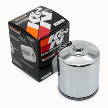 Olejový filtr K&N chromový vzhled