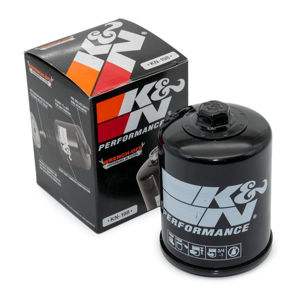 Filtro de aceite K & N para tractor Indian FTR, Victory Cross Roads 1/Deluxe Classic LE Magnum Boardwalk Polaris Sportsman Twin EFI MV7 X2 RZR XP4 Turbo EPS
